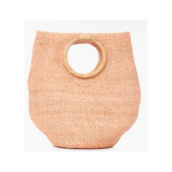 ARANAZ  Cueba Bag in Natural light pink Elegant Woven crossbody Bag NEW - Picture 2 of 5